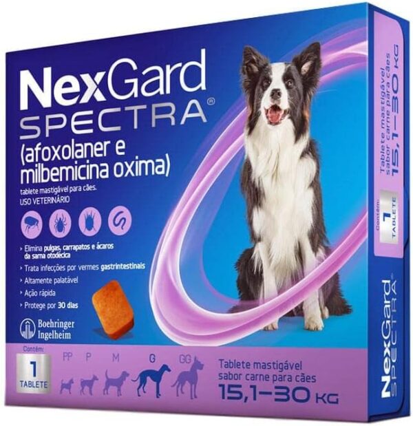 nexgard spectra cães vermifugo